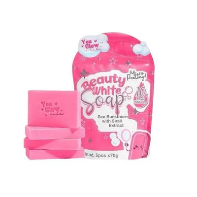 Beauty White -saippua You Glow Babelta, 5 palaa x 70 g 5pcs/1bag