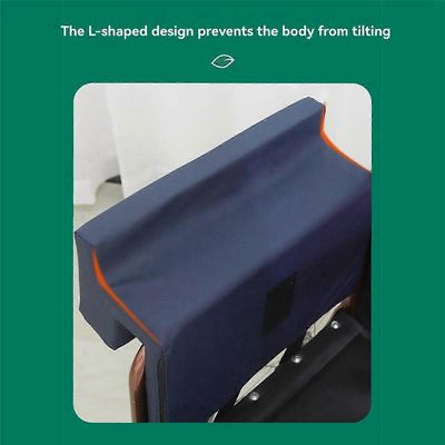 Pyörätuolin käsinojatyyny käsivarren kaukalolla käsivarsihihnalla