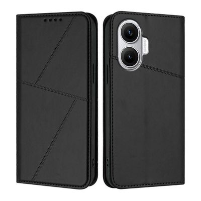 Xiaomi Poco F7 5G lompakkokotelo magneettinen suljin nahkainen läppäpuhelimen kansi jalustalla Musta