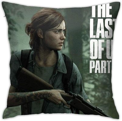 Hjem &; Spill &; Kopiering De The Last of Us Del II-Ellies jakt Putevar, Gulv Putevar Sofa Puter-2 18 "x18"