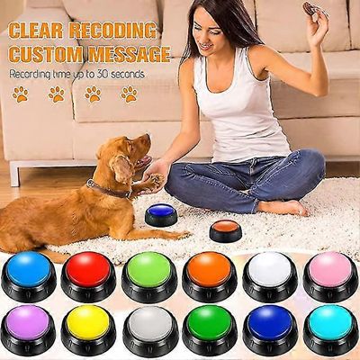 Pet Toy -ääni Komentopainikkeet ja toiston puhumispainikkeet kissoille Koira Violetti