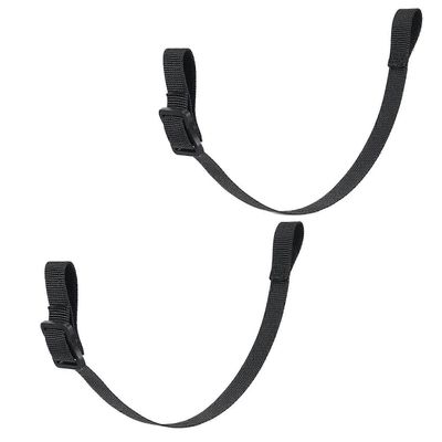 Jääkiekkokypärä Leukahihna Single Snap Jääkiekkokypärä Leukahihna Irrotettava leukahihna Jääkiekkokypärä Lisävaruste musta