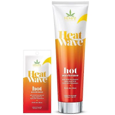 Hempz Heatwave Tanning Lotion Hot Tan Accelerator 280ml