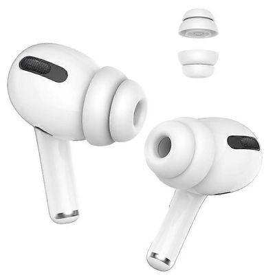 AHASTYLE PT99-2 1 pari yhteensopiva Apple AirPods Pro 2 / AirPods Pro -vaihtosilikonikorvakärkien kanssa Bluetooth-kuulokkeiden korvatulppa Valkoinen
