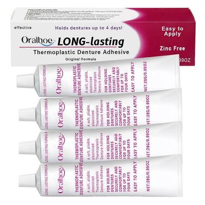 Cushion Grip -termoplastinen hammasproteesien liima, kiinnittää ja kiristää irtonaisia ​​ylä- ja alaproteeseja sekä osaproteeseja | Liimaton liima ...