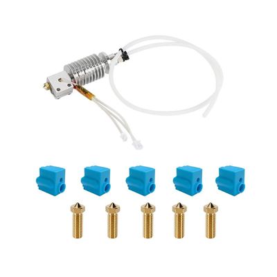 Hotend kit til Vyper, 3d printer samlet Hotend kit med 5stk silikone sokker og dyser til Vyper Fotofarve