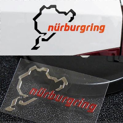2x autotarra 3d 5x3cm kiillotettu kromi kilpa maantieajo nürburgring hauska moottoritarroja tarrat tarrat vinyylitarra tunnus muotoilu leluautot