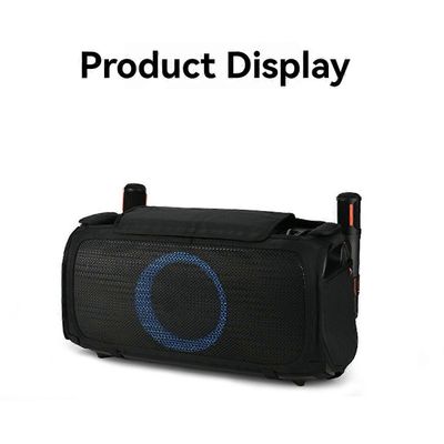 PartyBox on-the-go suojakotelo - naarmuuntunut, pölytiivis ulkokantoholkki Musta