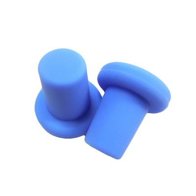 2pcs Flaske Prop Bottle Caps Silikone Vin Prop Family Bar Preservation Tools Blå