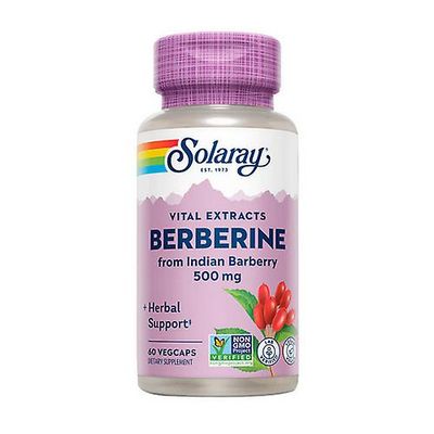 Solaray berberiini,500 mg,60 määrä (3 kpl pakkaus)