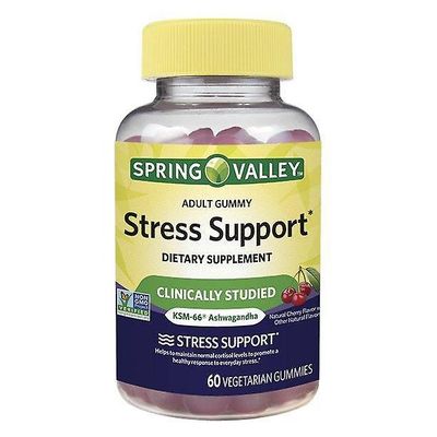 Spring Valley Stress Support kasvissyöjäkumit 60ct