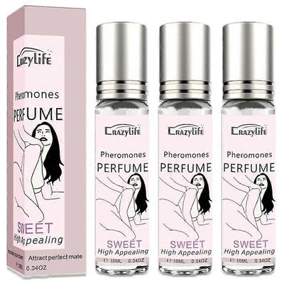 1-3kpl feromonihajuvettä naisille, Collagen Boost Anti-aging Daily Serum roll-on feromonia sisältävä eteerinen öljy hajuvesi Köln naisille houkutel...
