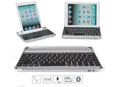 Ruili Bluetooth-tastatur til ipad Air 1/2 med kabel