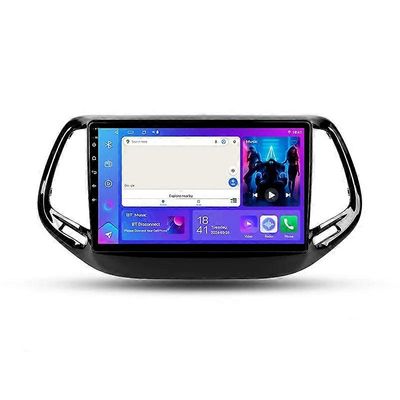 JIULUNET Autoradiosoitin Jeep Compass 2 MP 2016 - 2018 Multimedia Video Navigation GPS
