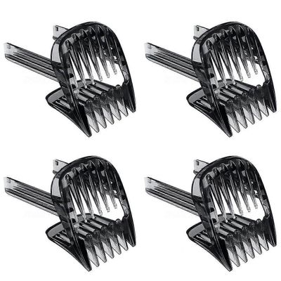 4X uusi 1-7mm hiustenleikkuukampa HC9450 HC9490 HC9452 HC7460 HC7462 korkealaatuiselle hiustrimmerille Rep harmaa