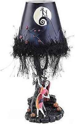 Augro Halloween-koristeet pöytävalaisin,valaise LED painajainen ennen joulua,Halloween-pöytävalaisin syttyy LED (valoisa)