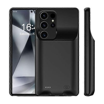 C28 10000mAh virtapankki yhteensopiva Samsung Galaxy S24 Ultra Full Protection TPU -pehmeän laturikotelon kanssa Kuten