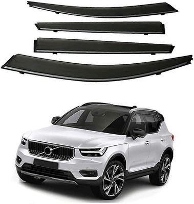 4kpl auton tuulenohjaimet Volvo XC40 2019 2020 2021: lle, sivuikkunan visiiri aurinko sadesuoja tuulenpitävät sateen tuulenohjaimet asetettu suoja ...