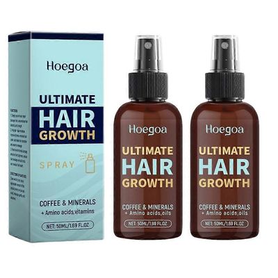 Huippuluokan hiustenkasvusuihke hiusten vahvistamiseen ja päänahan terveyden palauttamiseen 2pcs