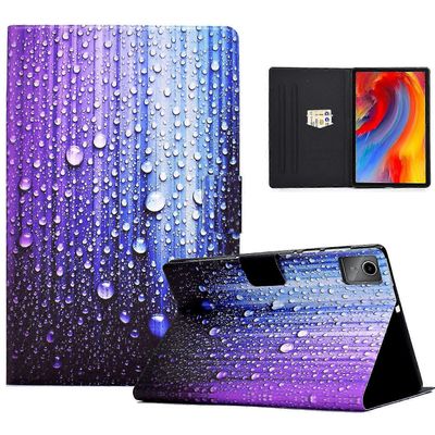 Lenovo Tab M11 / Xiaoxin Pad 11 2024 -kotelokortin pidikkeen kuvioitu nahkainen tabletin kansi Vesipisara