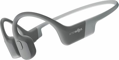 AfterShokz Aeropex Benledning Hörlurar Öppet öra Trådlöst Vattentätt Lunar Grey