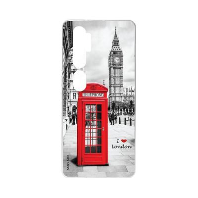 Crazy Kase Hull For Xiaomi Mi Note 10 Souple Jeg elsker London