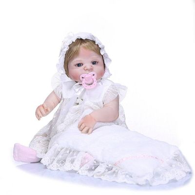 Genfødsel dukke genfødt baby dukke hele kroppen silikone vinyl yndig naturtro lille barn baby bonecas pige naturtro født prinsesse børn legetøj sød...