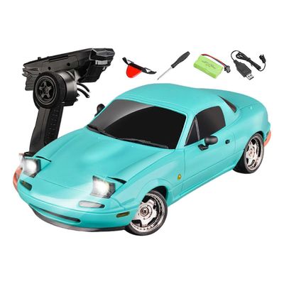 1/18 mittakaavan RC drift -auto, mini Mazda MX-5 RC -mallin auto 2,4 GHz: n RWD Miata RC -ajoneuvot, joissa on gyro LED-valoille aikuisille Harrast...