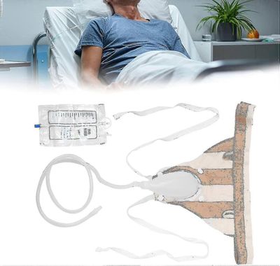 Silikoni virtsankerääjä naisille, uudelleenkäytettävä kannettava naisten mukavuus sopii Dvantage Uri L System Virtsakokoelma Drai Ge Bag Puettava U...