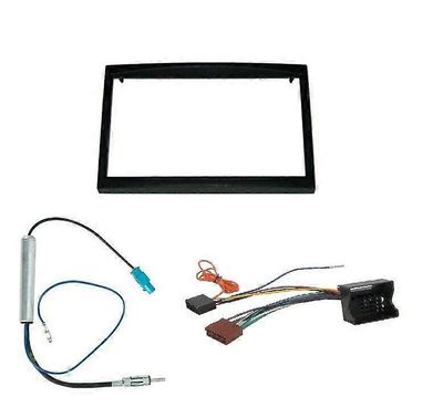 MediaTronixs KAKSINKERTAINEN DIN-JULKISIVUPANEELI TÄYSI ASENNUSSARJA CITROEN BERLINGO MK2 2008 -MALLISTA ALKAEN