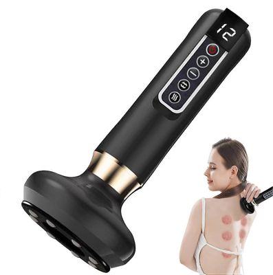 2025 Älykäs selluliittihierontalaite, vartalonveistokone, infrapuna kädessä pidettävä kuppaus Gua Sha -kone, sähköinen tyhjiöhoito, 12 tilaa Harmaa