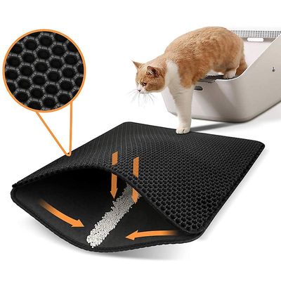 Pet Kuld Mat Vandtæt Cat Kuld fældefangst Mat Dobbelt Lag Skridsikker 30*30cm