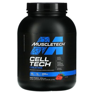 MuscleTech, Performance-sarja, CELL-TECH Kreatiini, hedelmäbooli, 6,00 paunaa (2,72 kg)