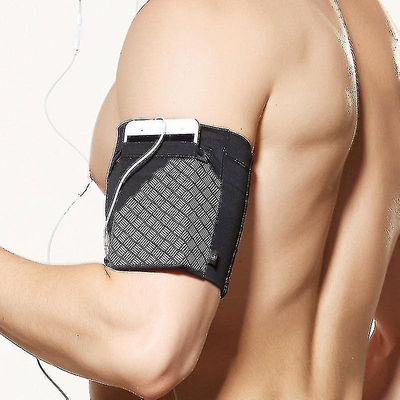 Sport Running Armband Mobiltelefon Motion Armhållare för löpning Fitness och Gym Workouts Telefon Svart S