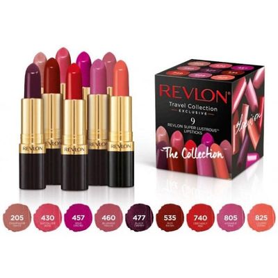 Revlon Travel Collection Exclusive 9 erittäin kiiltävää huulipunaa