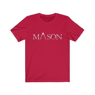 Bricks Masons Mason kompas frimurerisk t-shirt Rød 3xl