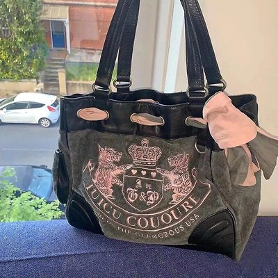 2024 Y2K Women Vintage Retro Chic Embroidery Velvet Shoulder Bag Ladies High Capacity E-girls Tote Bags Shopping Handbags For Women Rosa 34cm 18cm27cm
