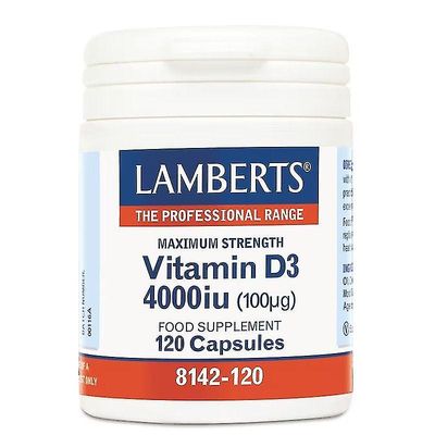 Lamberts Vitamiini D3 4000iu Kapselit 120 (8142-120)