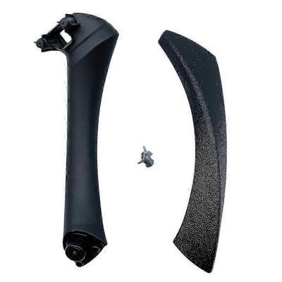 Auton oikea sisäoven vetokahva kansiverhoilulla BMW 3-sarjan E90 E91 E92 2004-2012 Musta
