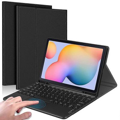 Samsung Galaxy Tab A7 10.4 (2020) irrotettava Bluetooth-kosketuslevyn näppäimistön kansi S Pen -pidikkeellä