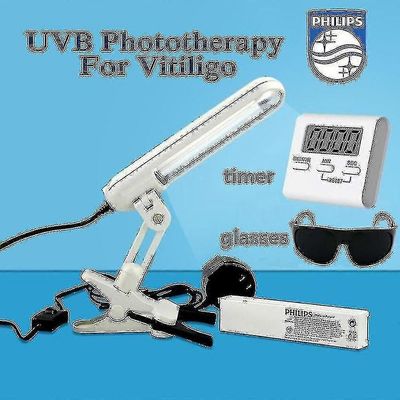 UVB 311nm UVB-valohoito vitiligon, psoriasiksen ja ekseeman iho-ongelmien hoitoon Ultraviolettilamppu 110v/120v-yzy-hao 220V AU PISTOKE