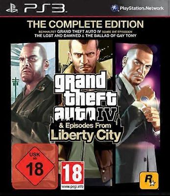 GTA 4 PS-3 COMPLETE GTA 4 - PlayStation 3 - PAL - Uusi & Sinetöity