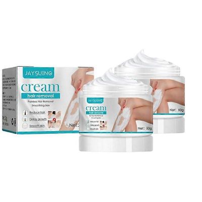 1-3X kivuton karvanpoistovoide kasvot käsivarsi jalka selkä kainalo bikiniraja koko vartalo 2pcs