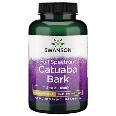 Swanson täyden spektrin Catuaba kuori 465mg kapselit 120