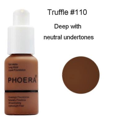 30ML PHOERA Foundation Makeup Base Cream Mineral Touch Whitening Concealer