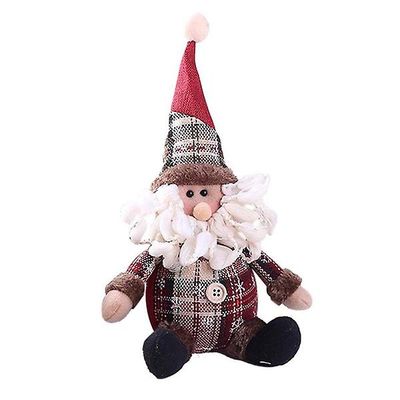 Witdreamer Jul Cute Little Man Santa Claus snemand Hjorte Dukke juledekoration gave
