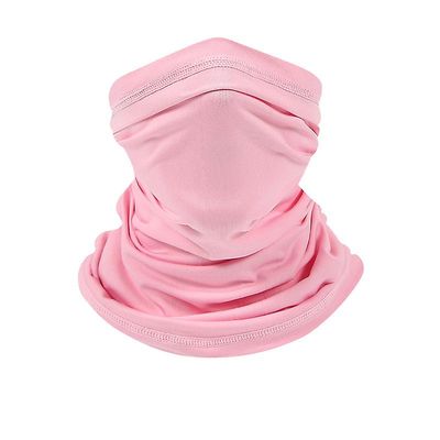 Solbeskyttelse Variabel Bib Neck Udendørs Ice Wire Riding Mask Mænd og kvinders tynde fiskehoved Cover Sports Magic Tørklæde Pink
