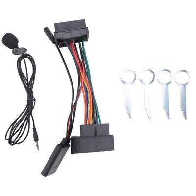 Auton audio-Bluetooth-kaapelisovitin Ford Fiesta Focus Mondeo Kuga Sony 6000CD Radio Musik Stream musta