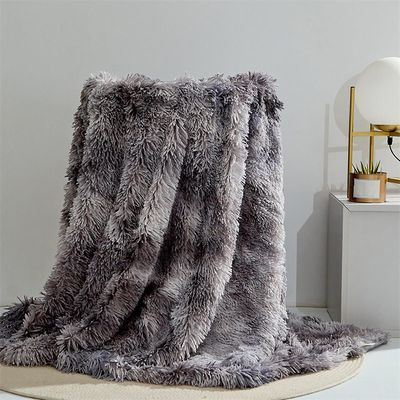 Kakanwo Kast teppe ensfarget minkkasteteppe 80x120cm A