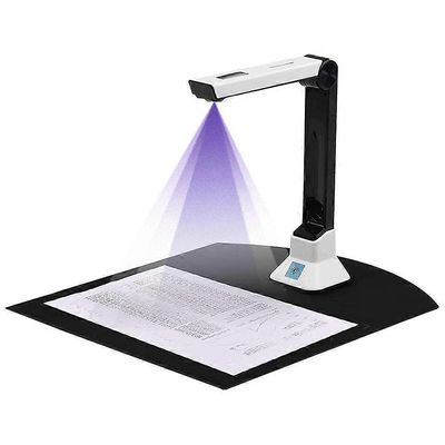 Dokumenttikamera opettajille, kannettava USB-dokumenttikameraskanneri jalustalla 8 megapikselin HD A4 -kokoinen kamera